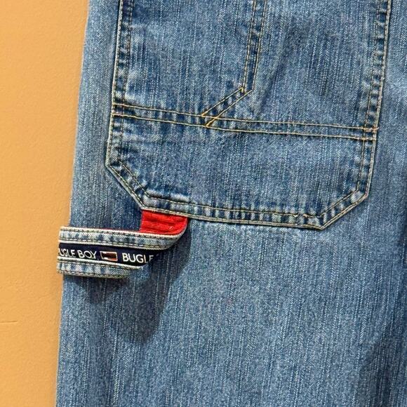 Vintage Bugle Boy Jeans Mens Carpenter Baggy Wide Leg Size 32x30 RARE - Picture 8 of 12